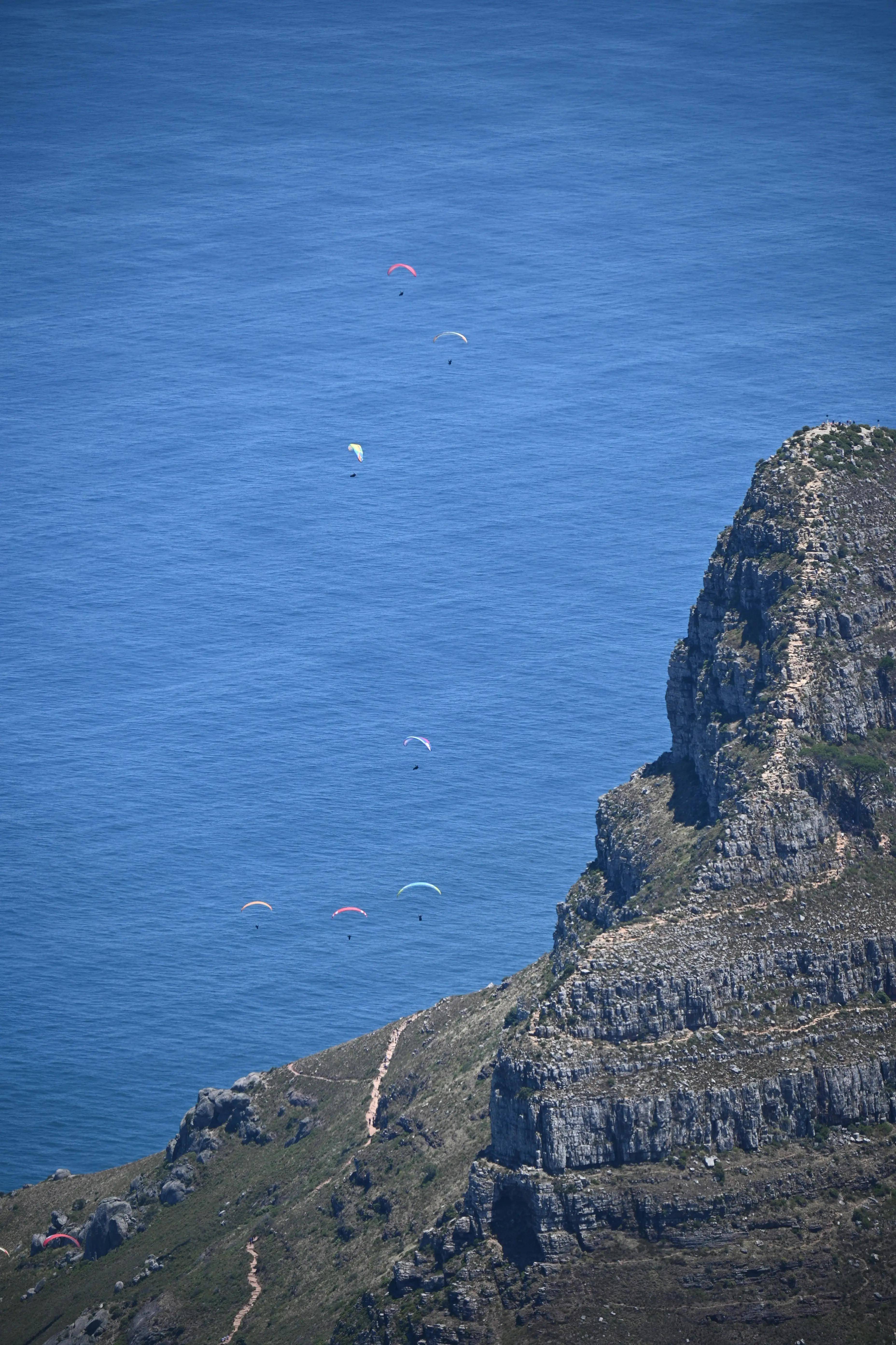 Paragliding over Cape Town