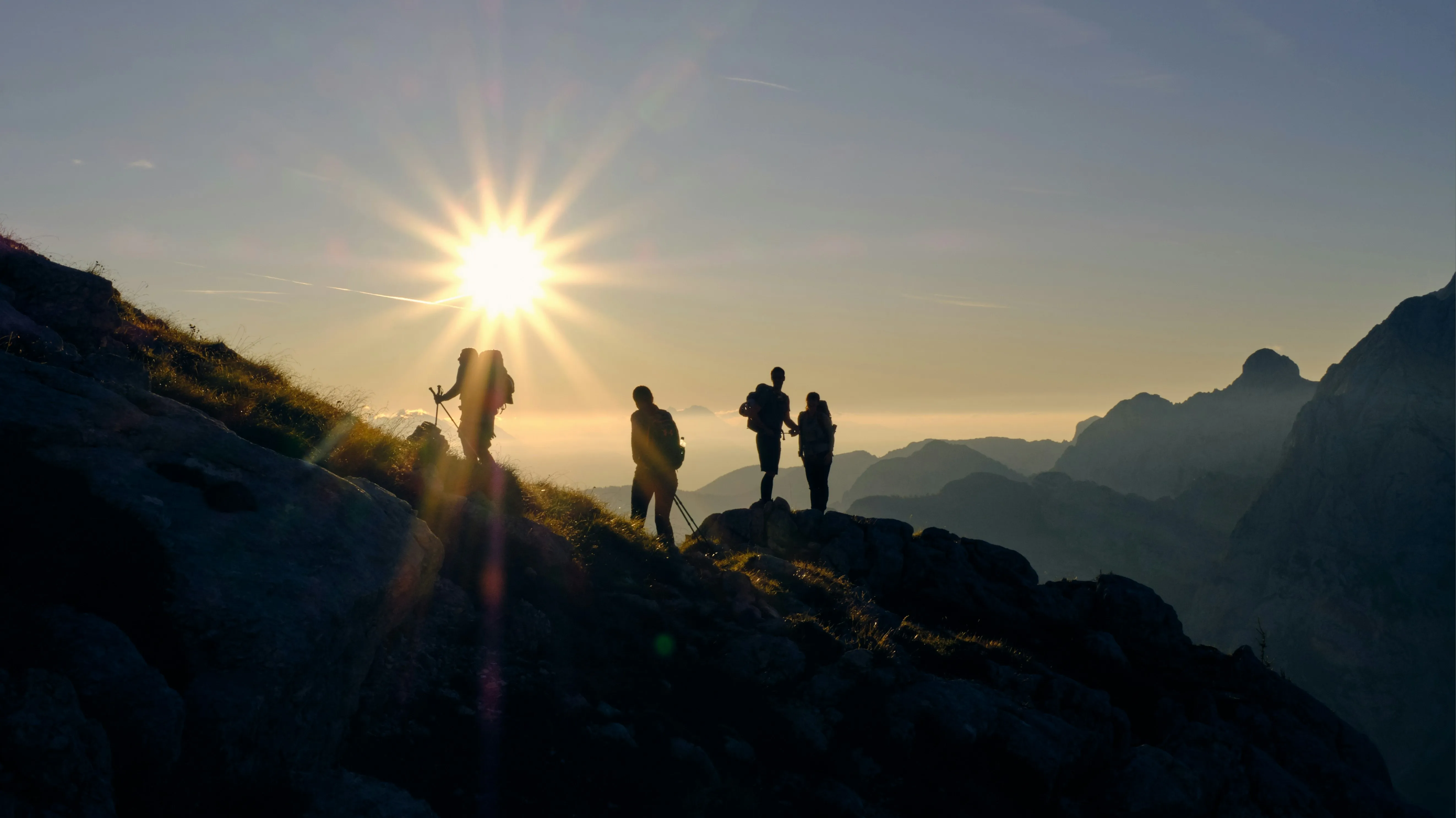 Sunrise mountain hike